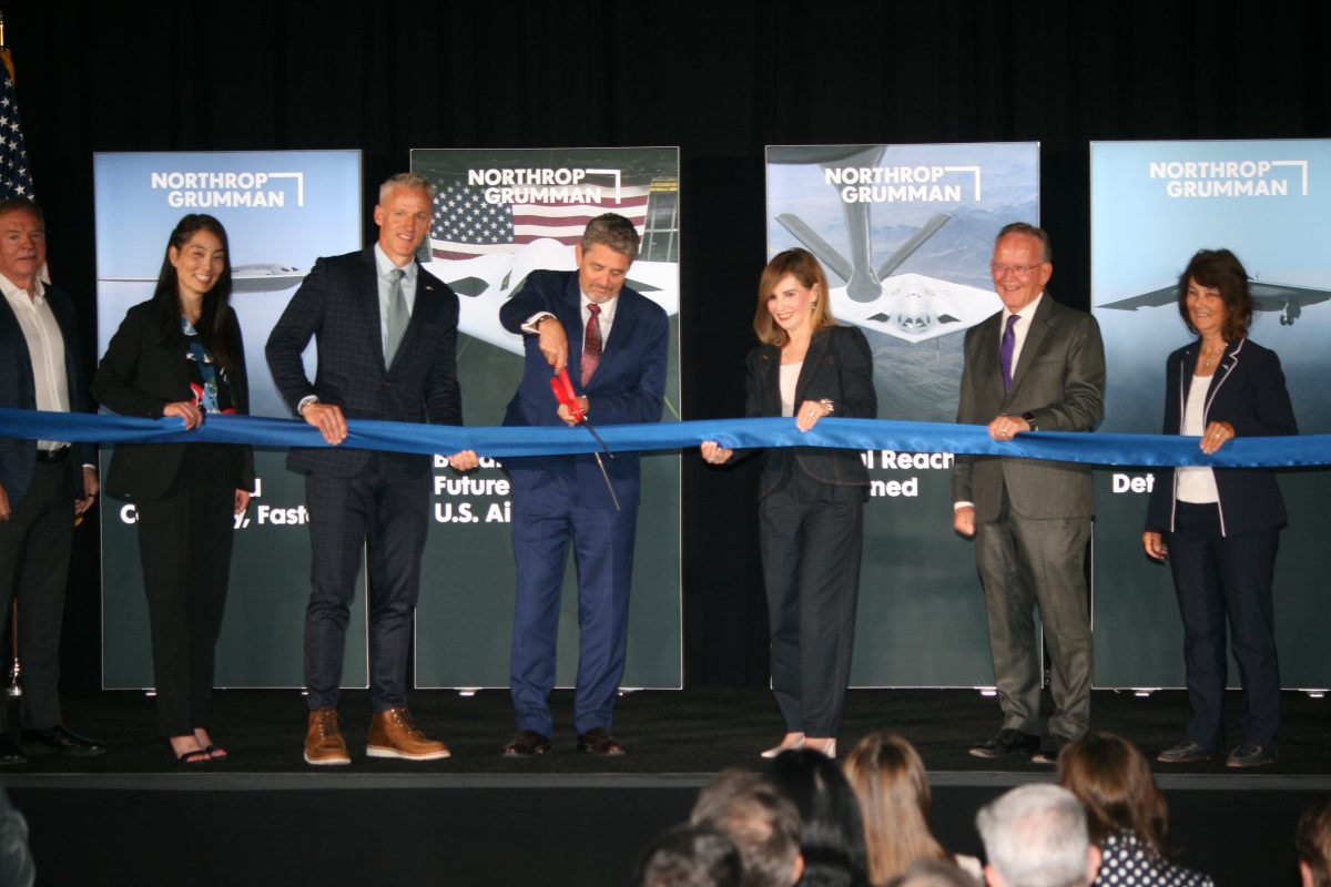 Ribbon cut on B-21 Raider manufacturing facility in Layton